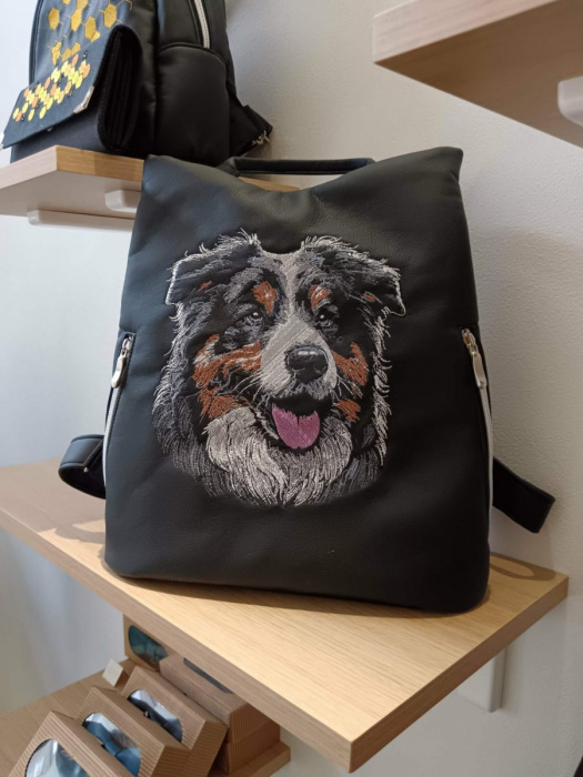 Vyšívaný batoh Safe - Australský ovčák