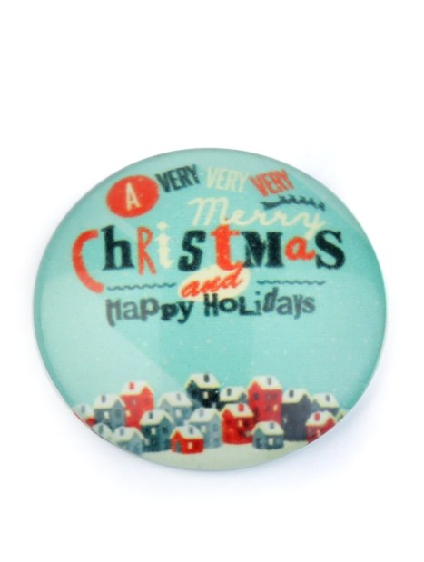 Kabošon vánoční motiv.