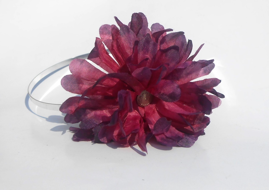 Čelenka gerbera purpurová