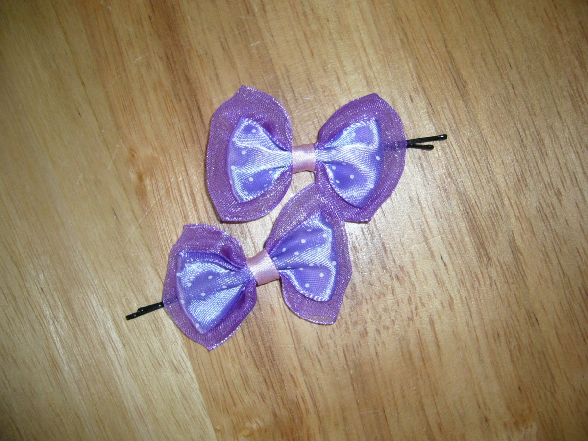 Sponka do vlasů mašlička (22_7)