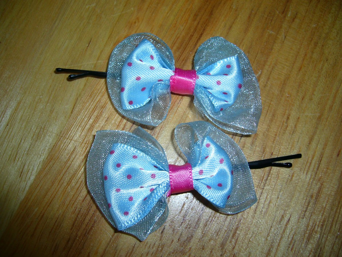 Sponka do vlasů mašlička (22_8)