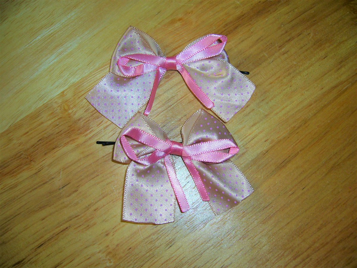 Sponka do vlasů mašlička (22_10)