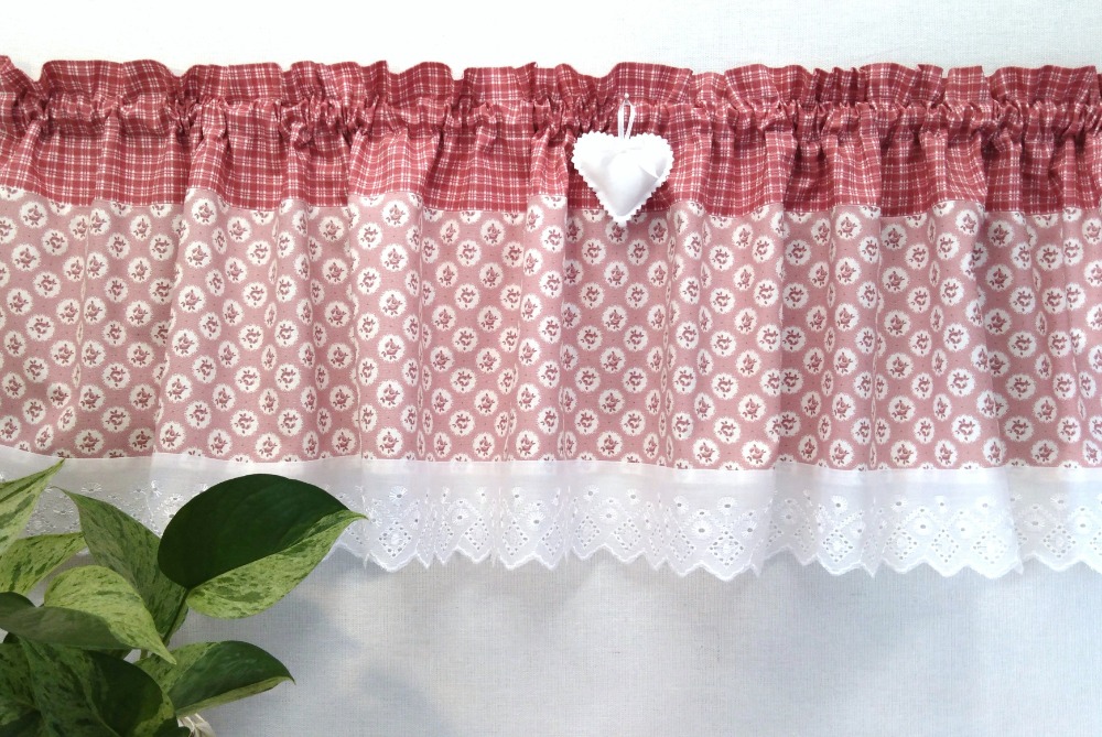 Záclonka starorůžová