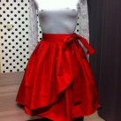 Taftová zavinovací sukně 06