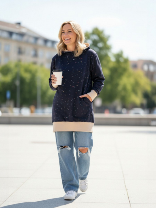 Dámská dlouhá mikina - S/M