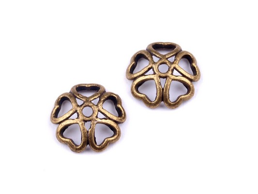 Kaplík Ø11mm srdíčka 2 ks