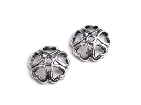 Kaplík Ø11mm srdíčka 2 ks