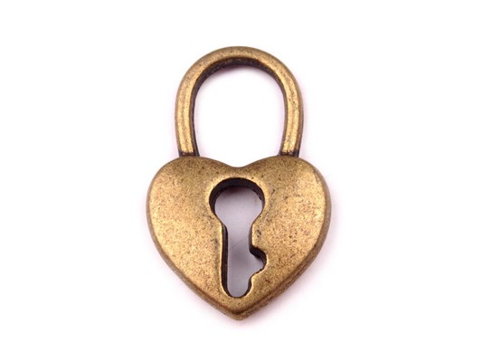 Přívěsek ZÁMEK srdce