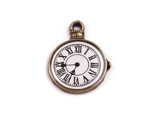 Přívěsek HODINY 18x23 mm