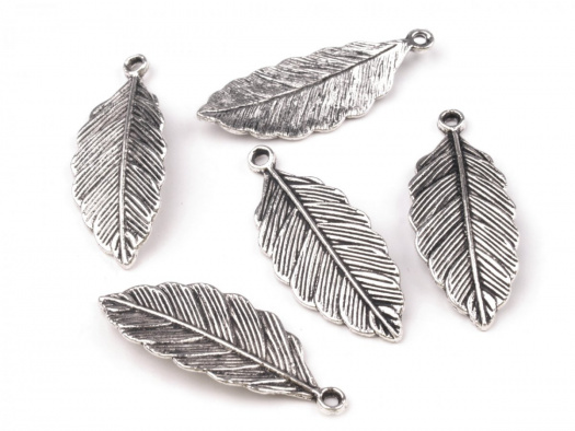 Přívěsek list 12x30 mm (1ks)