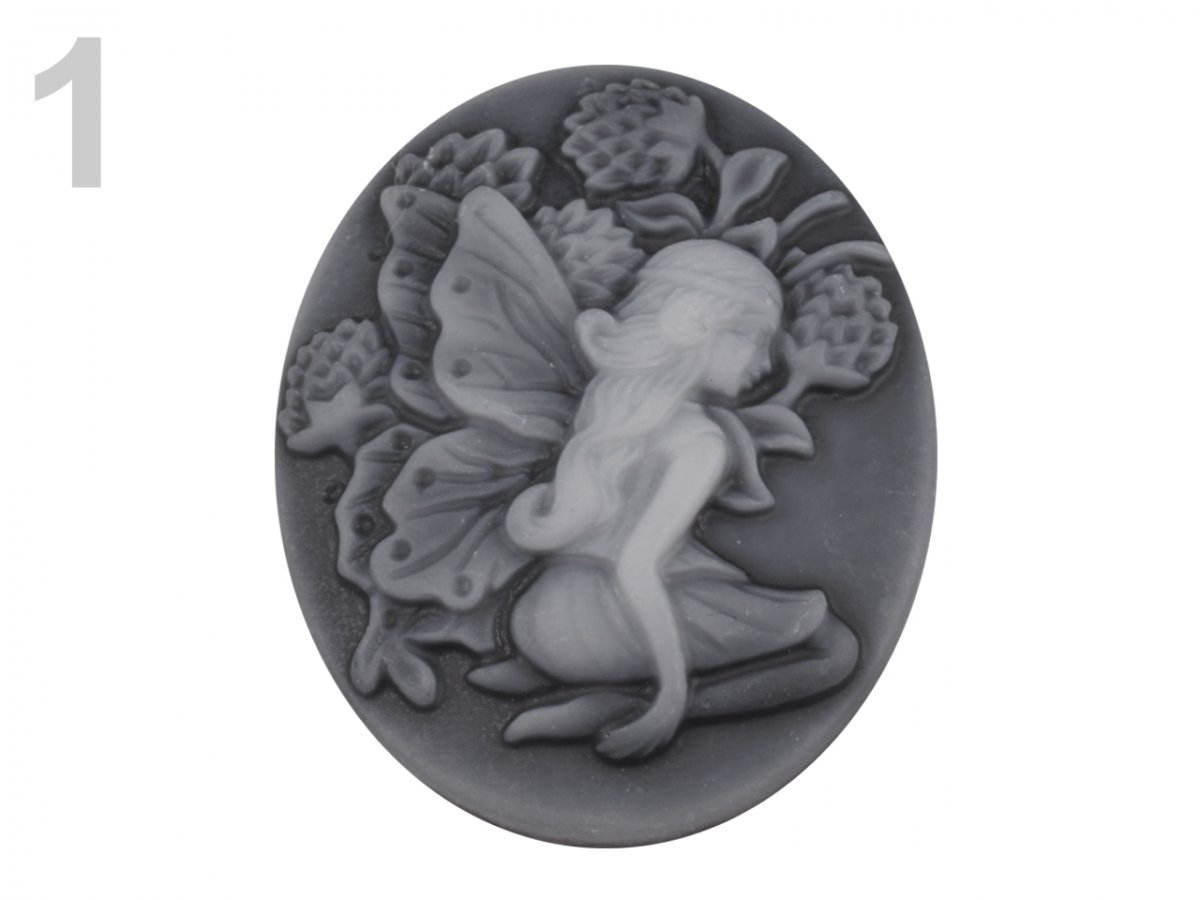 KABOŠON Kamej s elfem 30x40mm