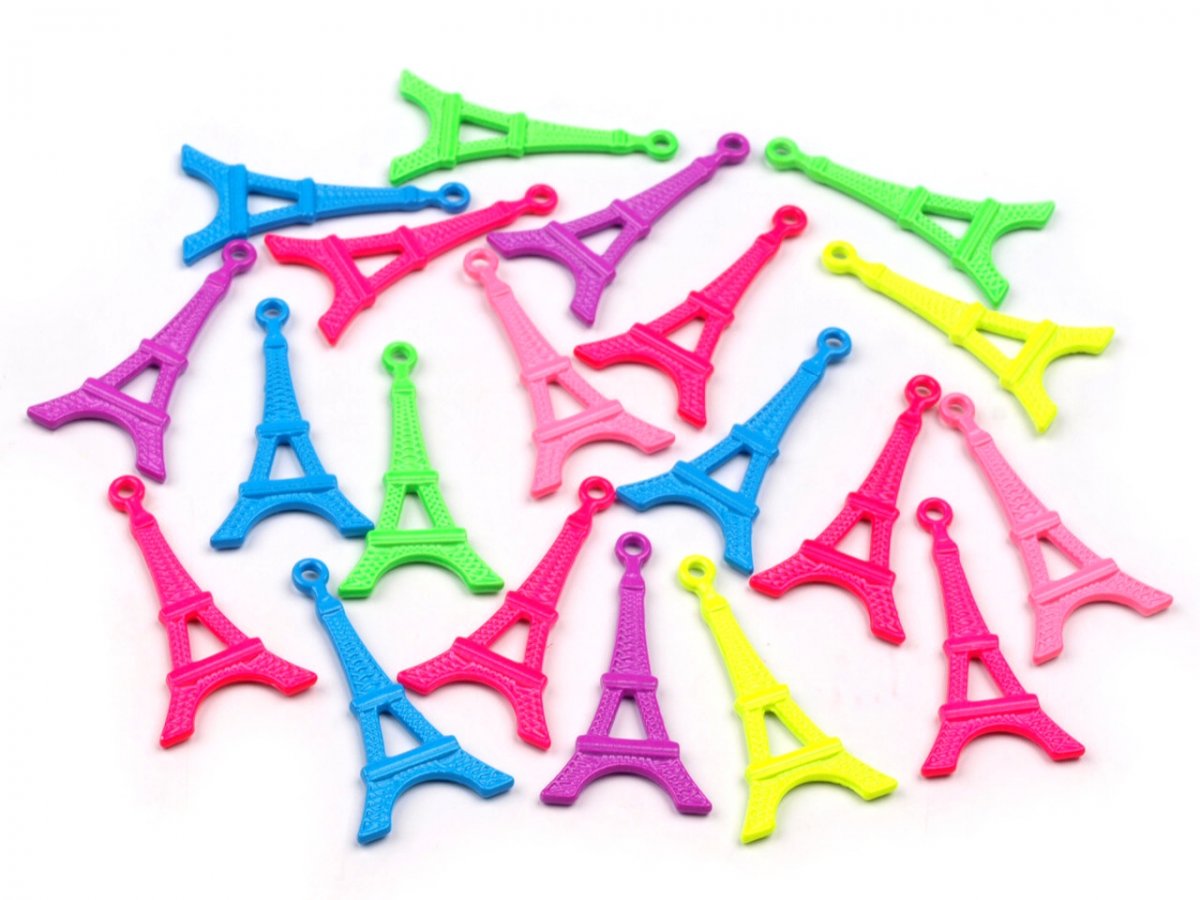 Neonová Eiffelovka-modrá