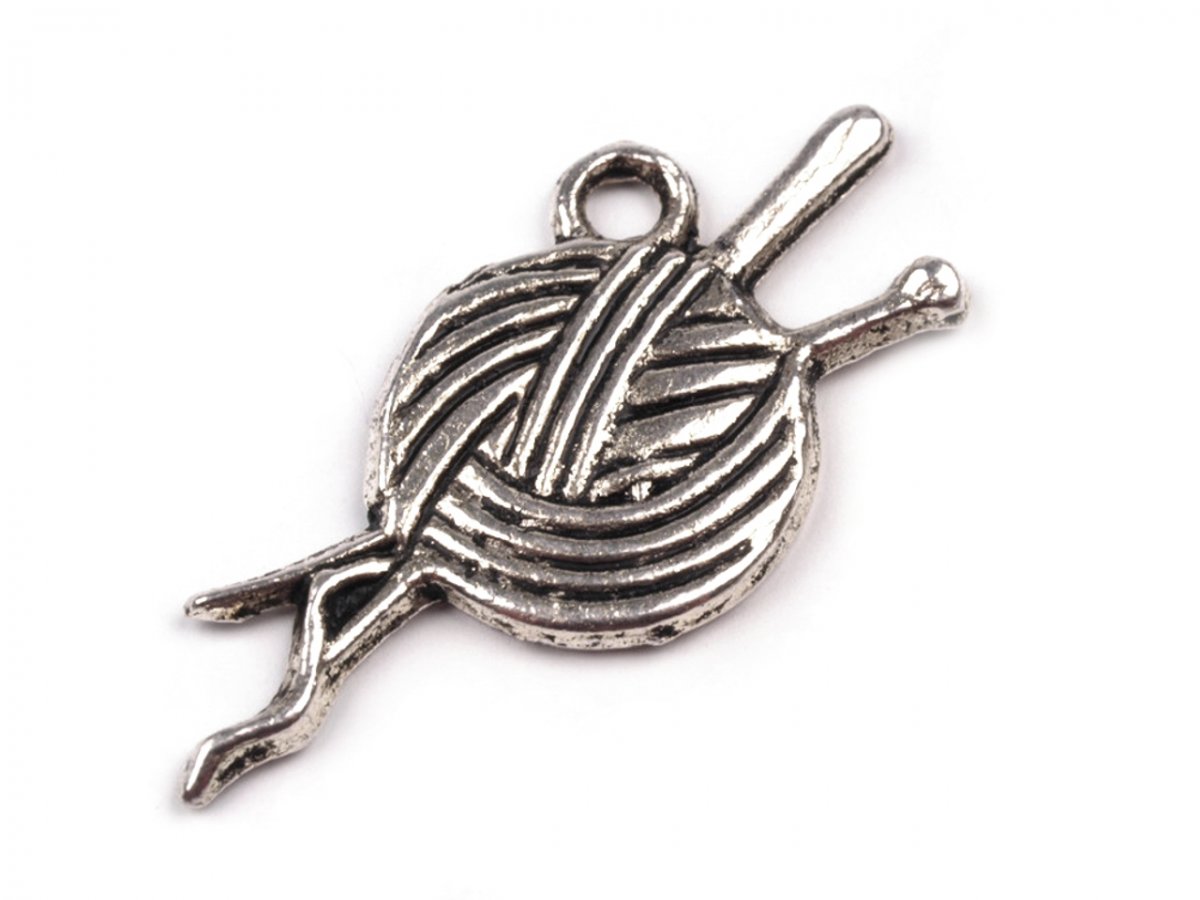 Přívěsek KLUBÍČKO 10x25mm