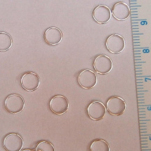 Kroužky, stříbro, průměr 7mm, 20ks