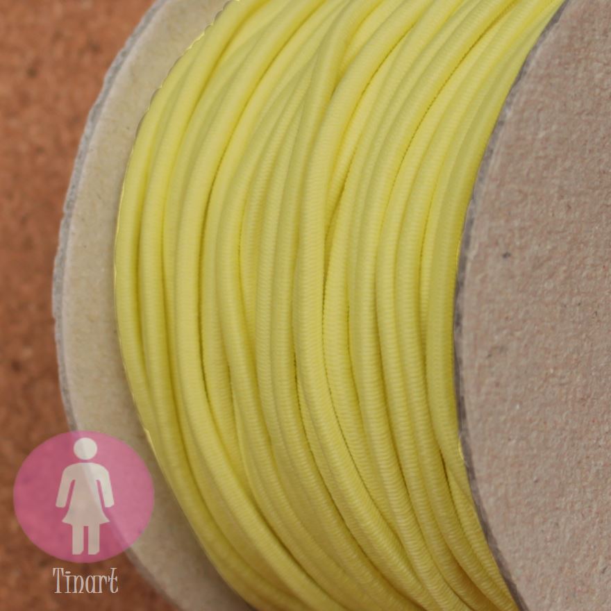 Pruženka/gumička: 2 metry x Ø 3 mm - Petrklíčová