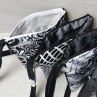 Černobílá crossbody kabelka - Jozefína