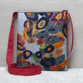 Barevná crossbody kabelka - Zina