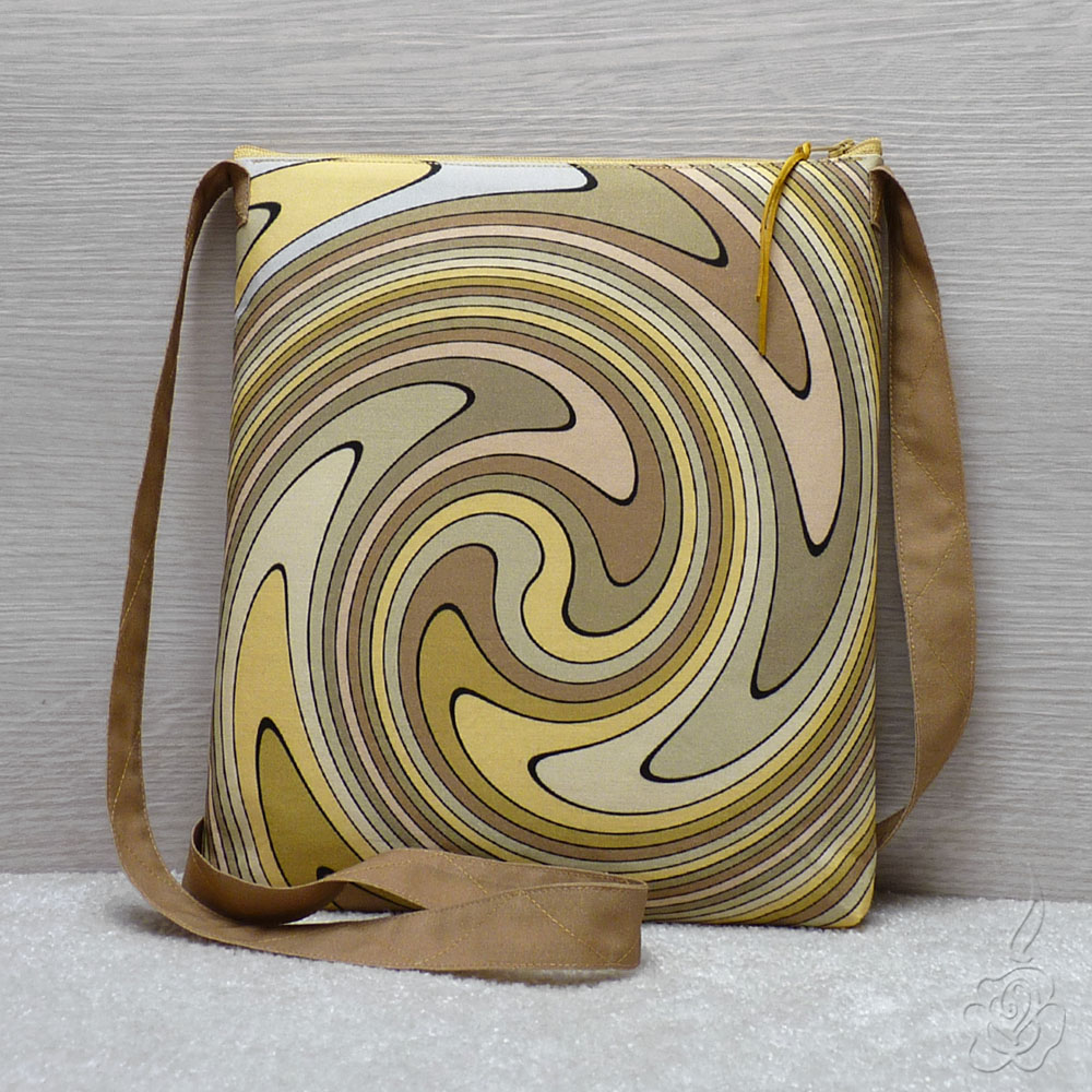 Béžová kabelka se spirálou