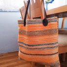 Tkaná taška oranž