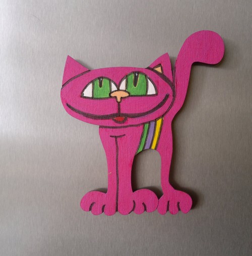 Magnetek kočka - velká