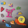 Magnetek sluníčko s mráčkem