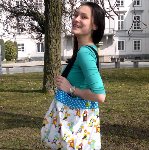 Rozverní papoušci - kabelka