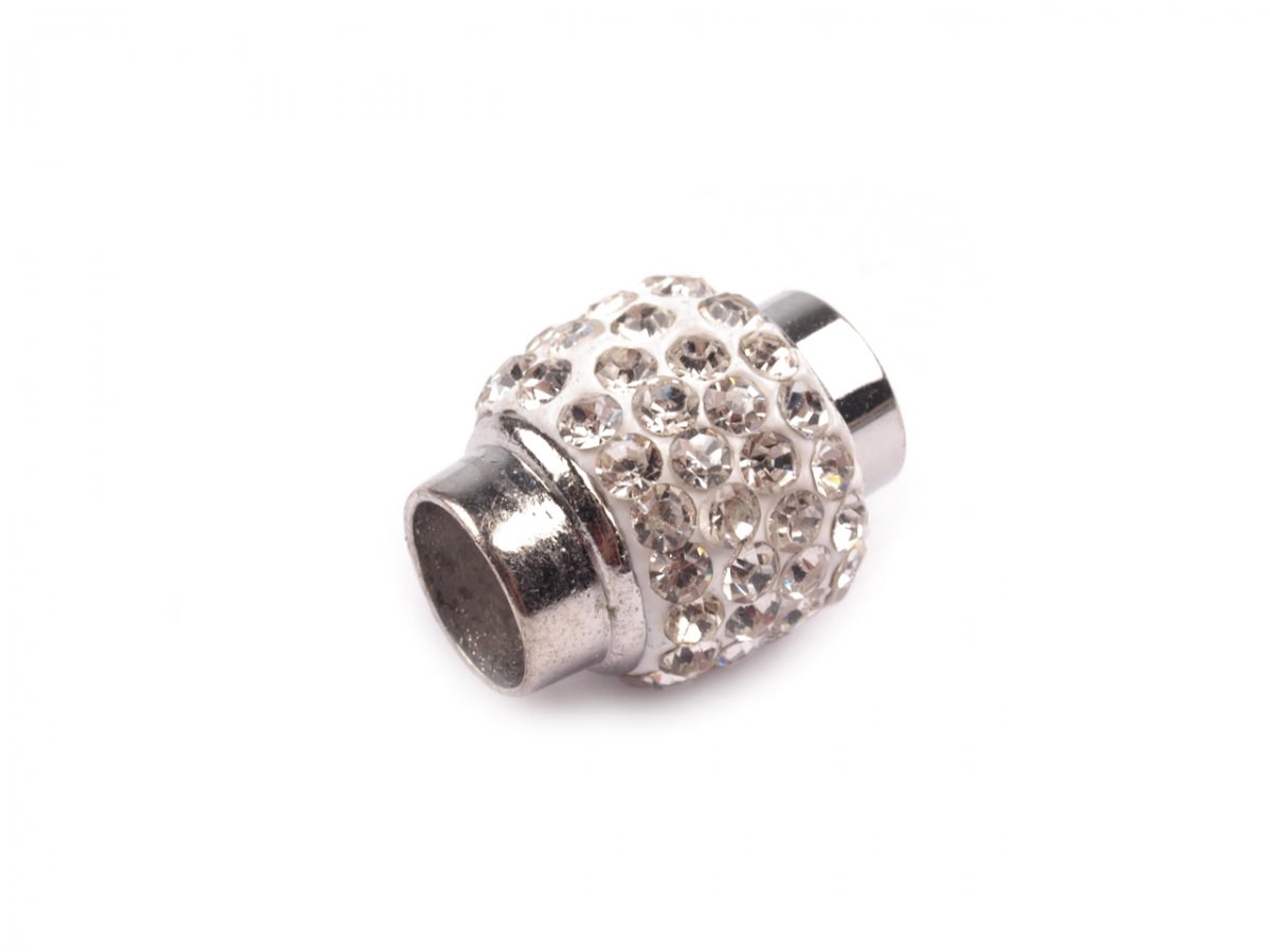 Magnetické zapínání 7mm s broušenými kamínky