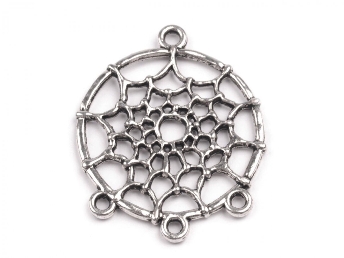 ramínko bižuterní 28x34 mm pavučina