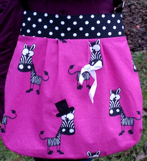 Zebry na svatbě - kabelka