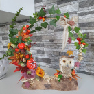 Podzim v kruhu se sovičkou