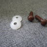 Bezpečnostní oči, hnědá barva, 6mm