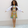 Barevné šaty pro Barbie - Folklor