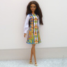 Barevné šaty pro Barbie - Folklor