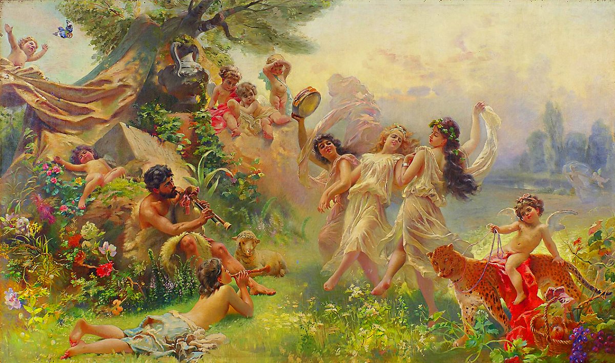 Bavlněná látka - panel R2489