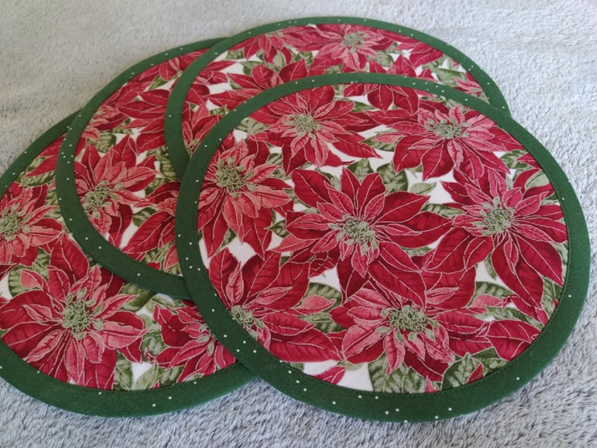 Vánoční hvězda II - sada kulaťáčci