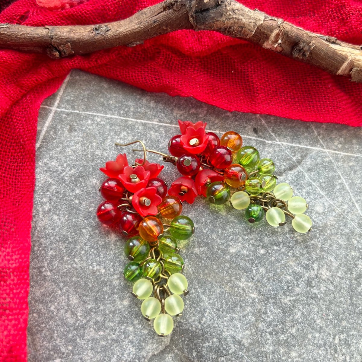 Náušnice nezralé rybízky