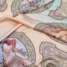 Saténový šátek Alfons Mucha - Roční období