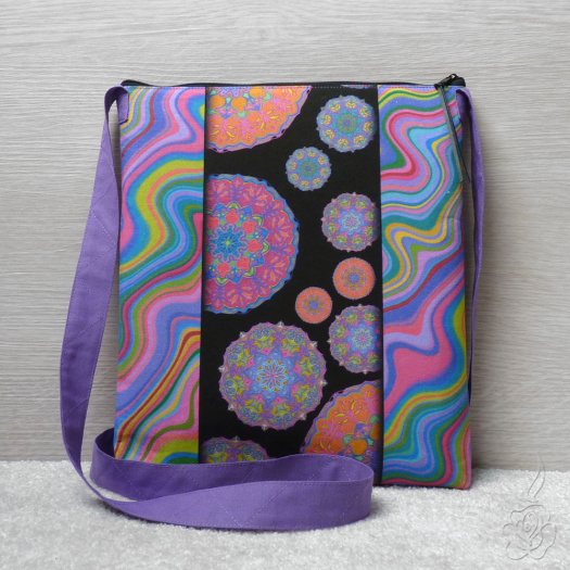 Barevná crossbody kabelka - Mandaly