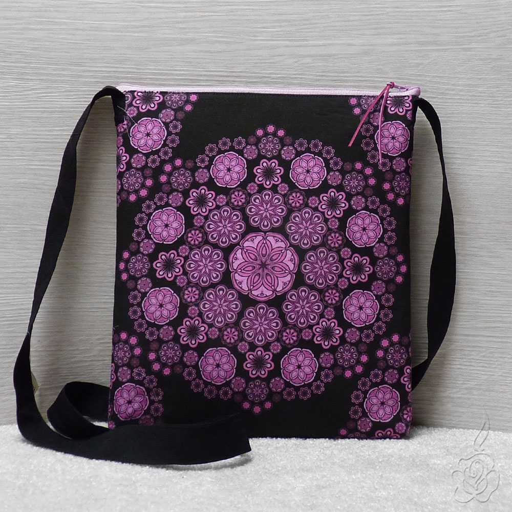 Černorůžová crossbody kabelka - Vesna