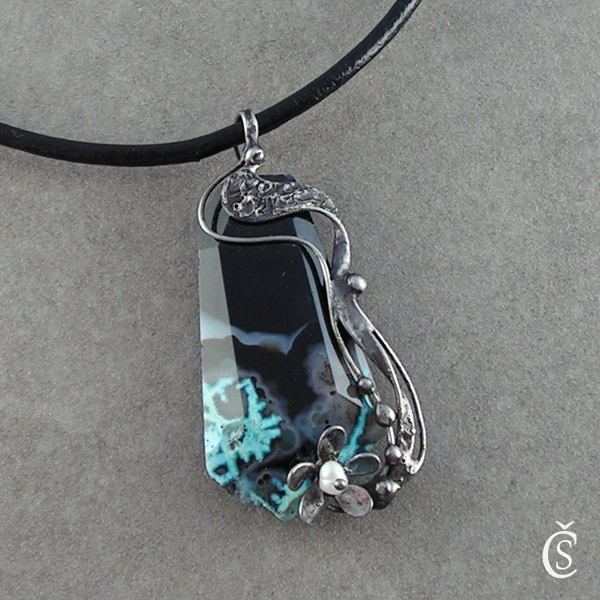 Vůně mořských vln - Achát 