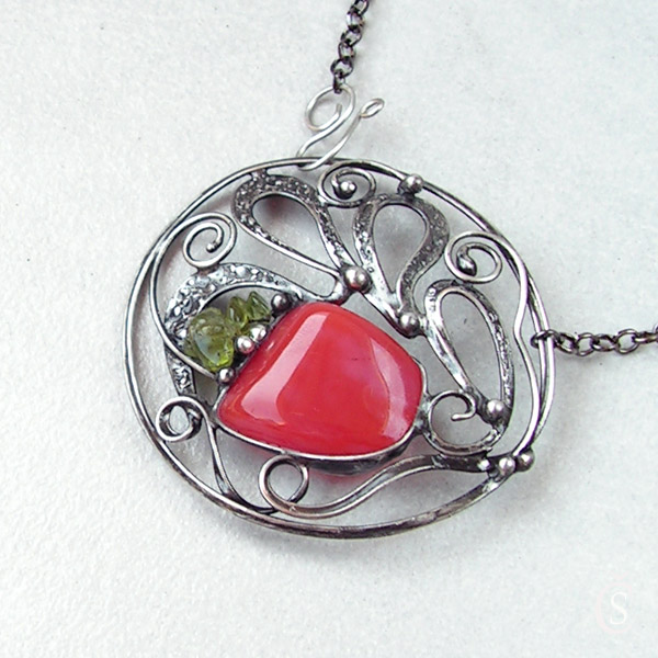 Závany jara - Karneol, Olivín