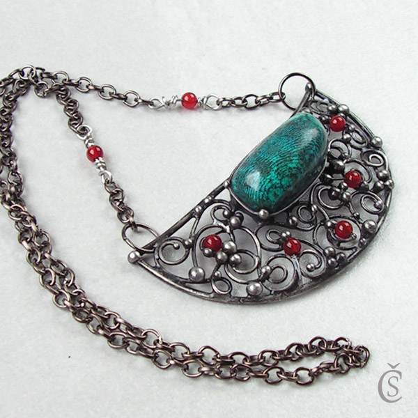 Sofie - Chryzokol, Karneol