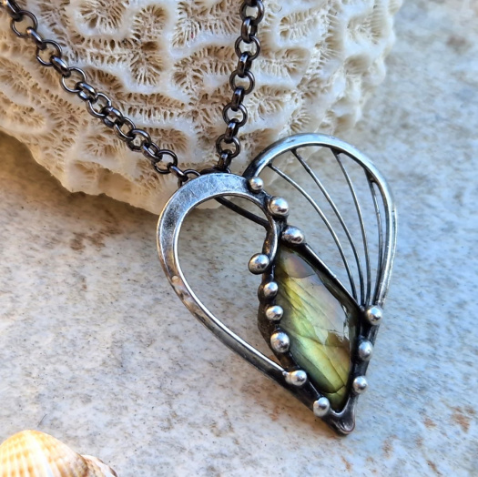 WILLIAM heart náhrdelník