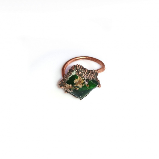 Prsten Natur Copper Green
