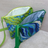 Modrozelená crossbody kabelka - Julie