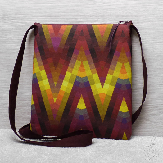 Barevná vzorovaná kabelka - Vilma