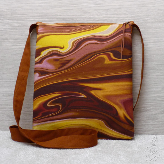 Hnědookrová kabelka - Aurora