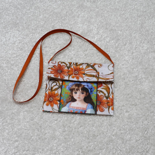 Dětská taštička na krk - holčička