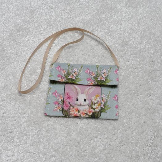 Dětská taštička na krk - králíček