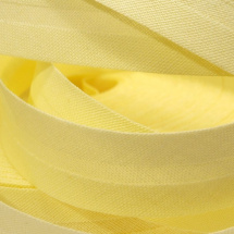 Šikmý bavlněný proužek šíře 20 mm (1m) - žlutá